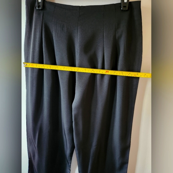 Women's Black Button-Up Wide Leg Business Casual Pants BNWT - Picture 9 of 9